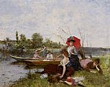 Famous Party Paintings - The Boating Party